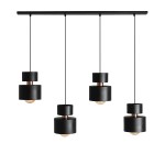 LAMPA WISZĄCA KADM 4 BLACK ALDEX 1029L1