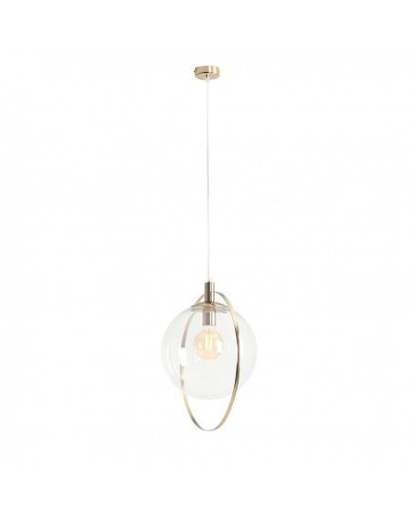 LAMPA WISZĄCA AURA GOLD TRANSPARENT ALDEX 1065G30