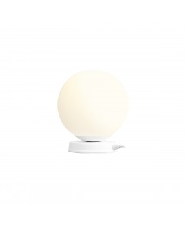 LAMPKA BIURKOWA BALL WHITE M ALDEX 1076B_M 