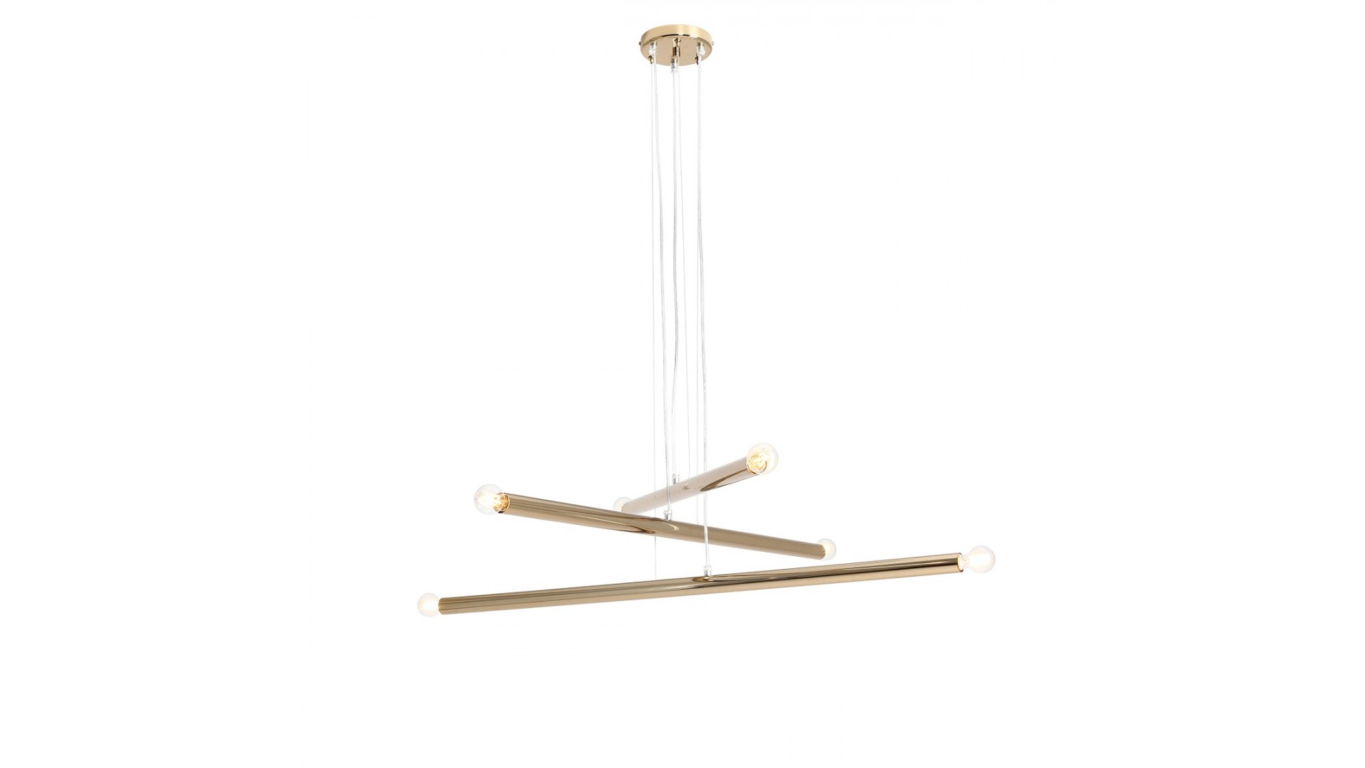 LAMPA WISZĄCA TUBO 6 GOLD ALDEX 1072K30