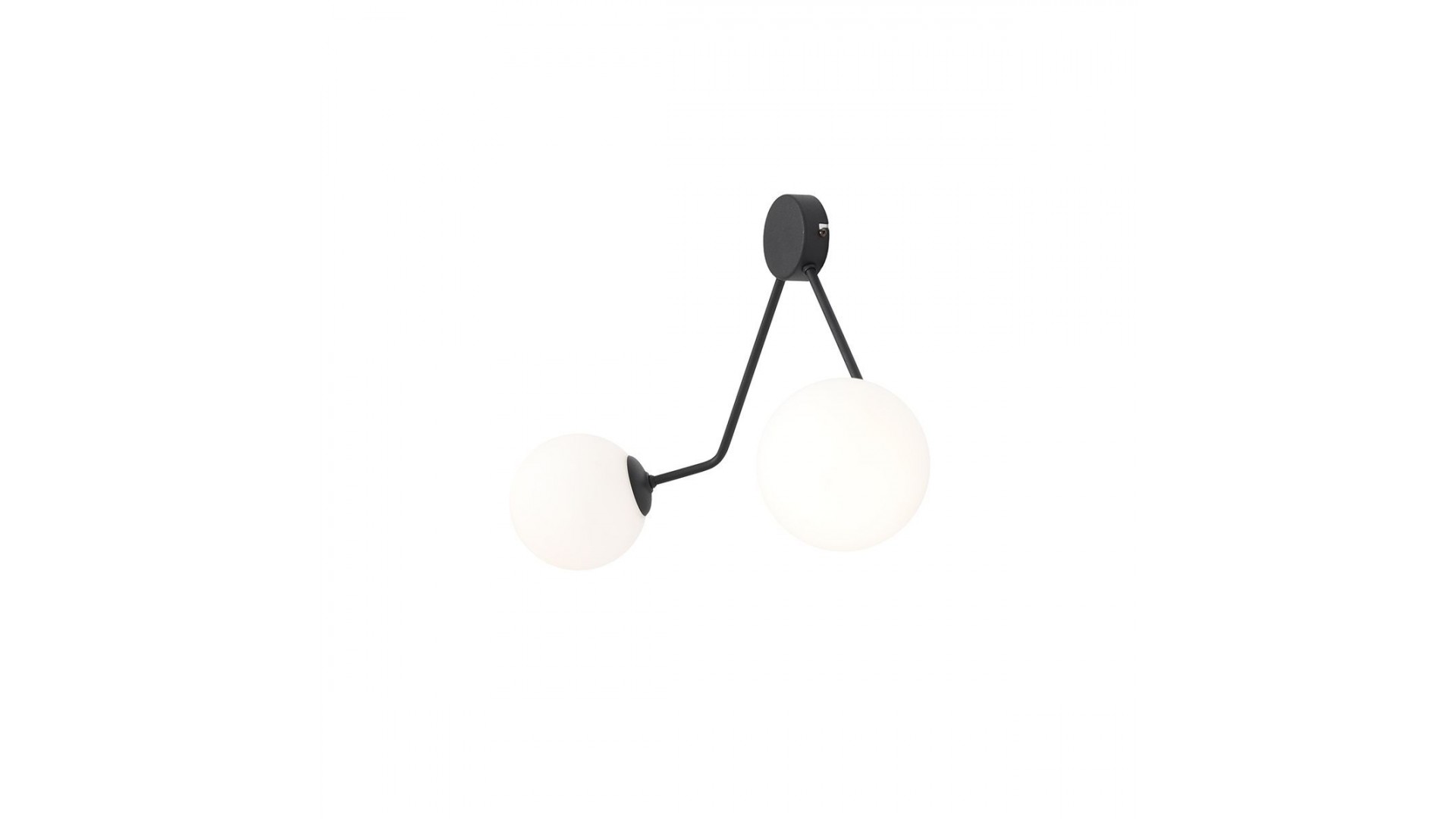 KINKIET HOLM 2 BLACK ALDEX 1082D1