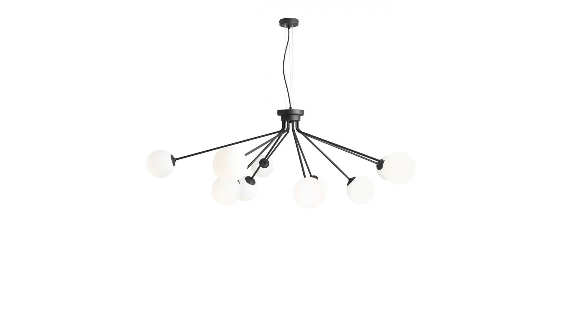 LAMPA WISZĄCA HOLM 10 BLACK ALDEX 1082M1