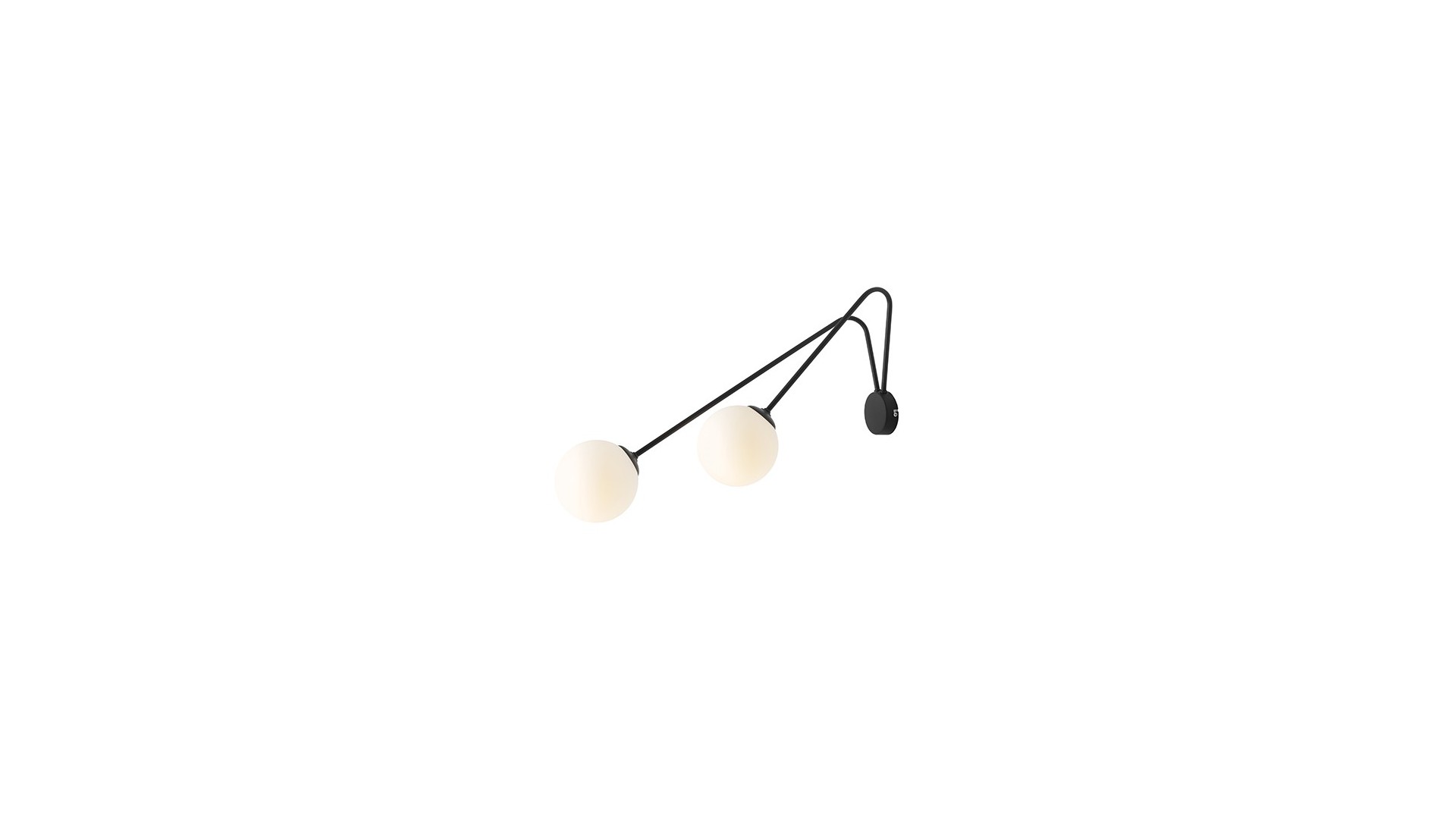 KINKIET HOLM 2 BLACK L ALDEX 1082D1_L