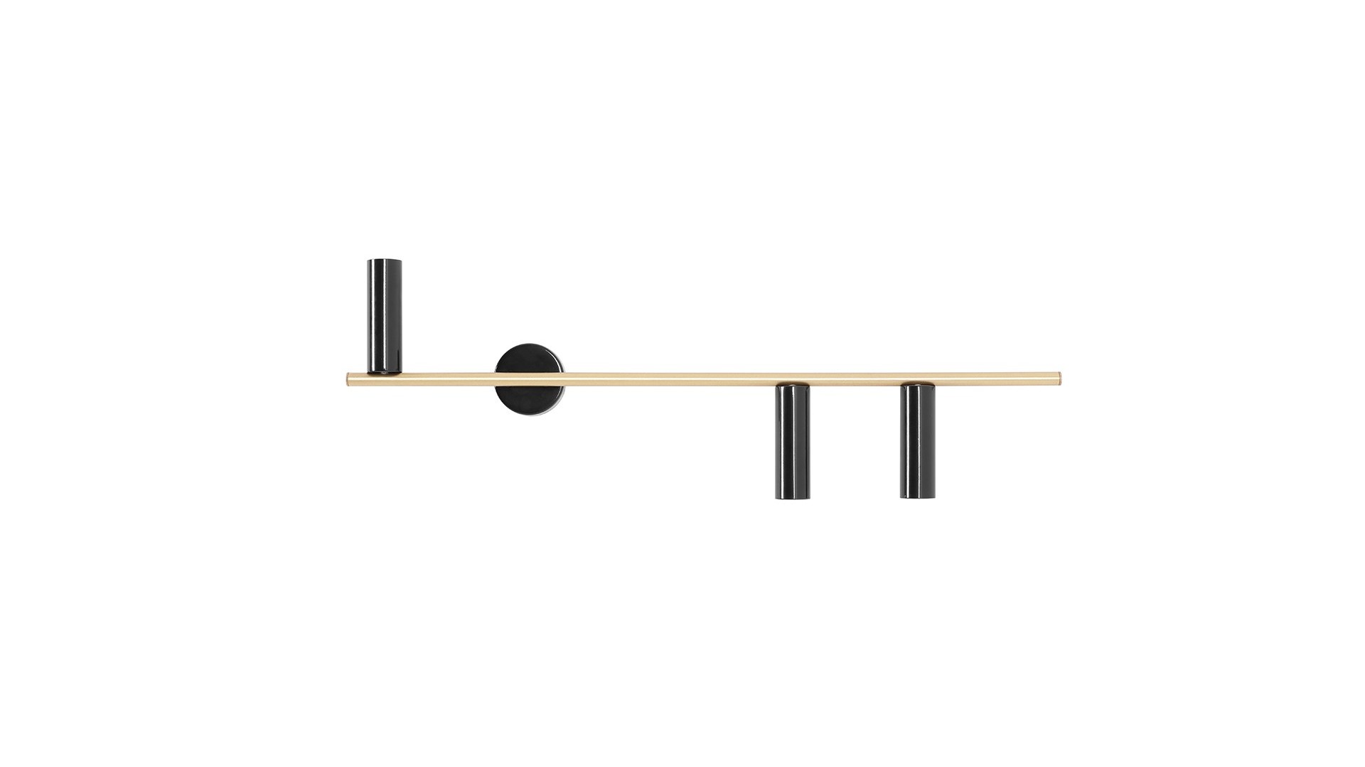 KINKIET TREVO 3 BLACK BRASS (right) ALDEX 1083Y40_2
