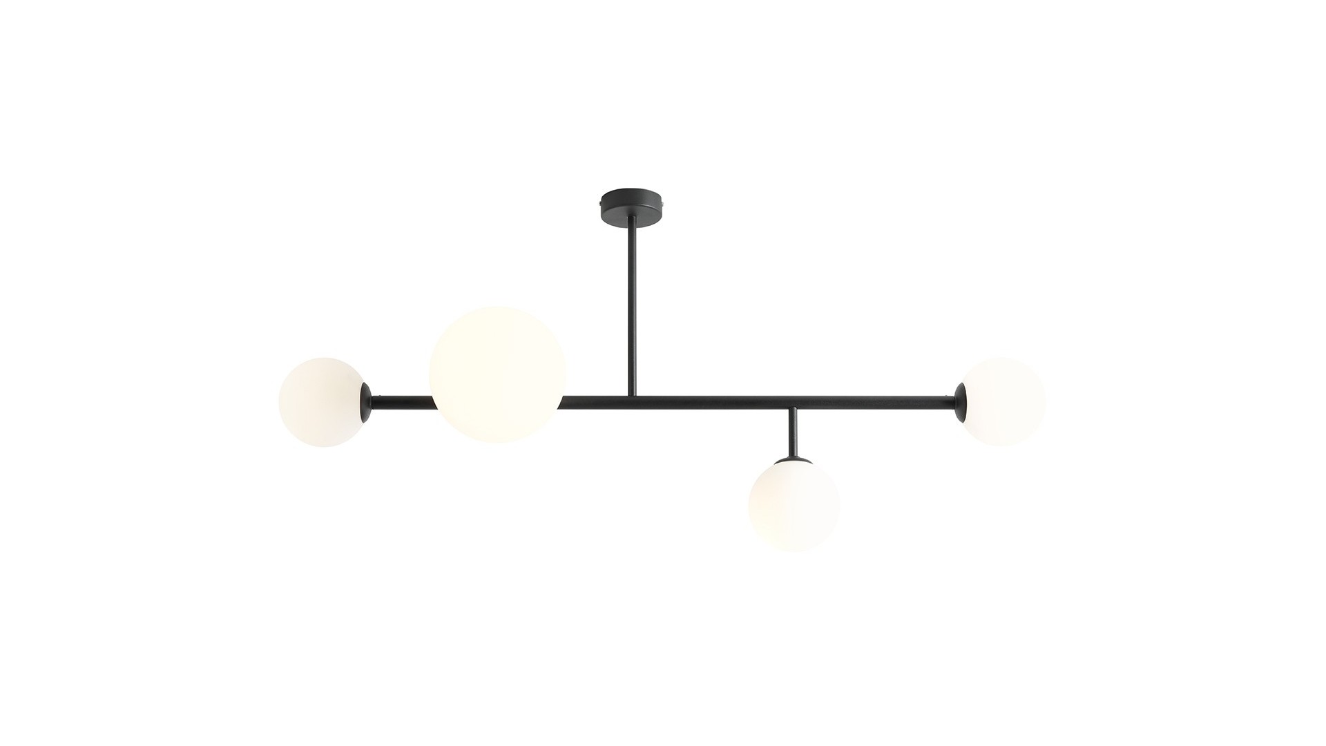 PLAFON DIONE 4 BLACK ALDEX 1092PL_L1