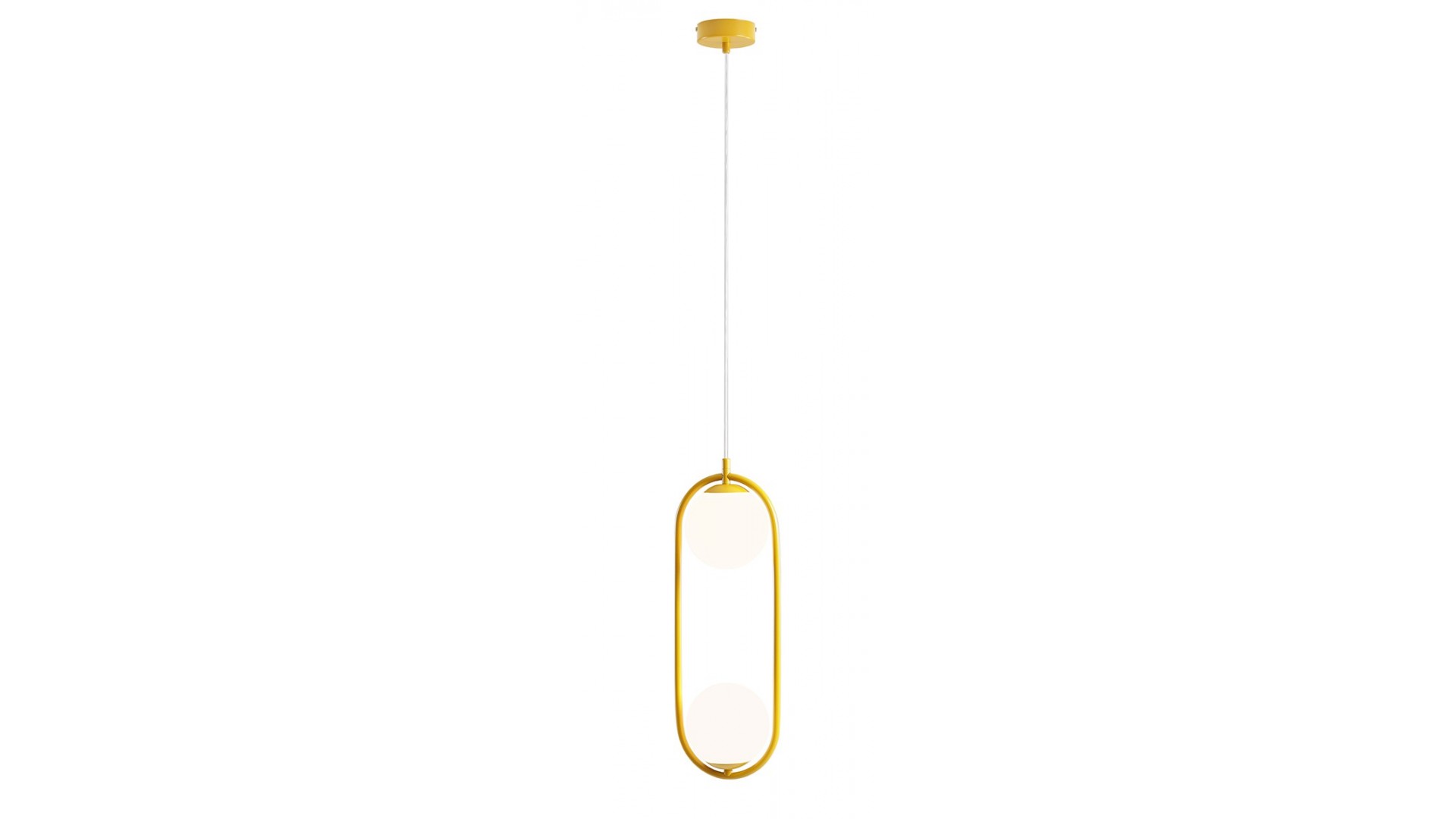 LAMPA WISZĄCA RIVA 2 MUSTARD ALDEX 1086H14