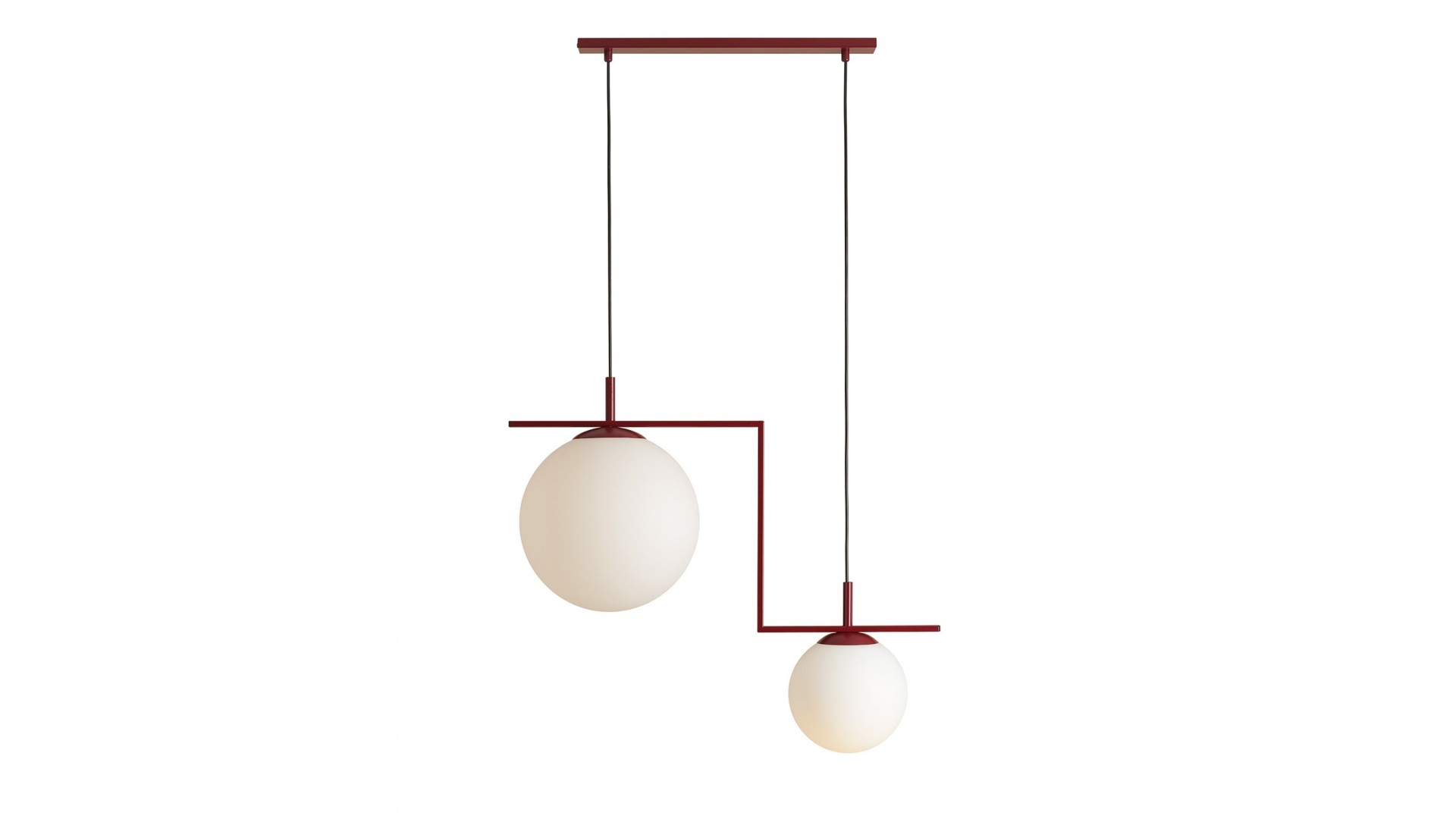 LAMPA WISZĄCA ZAC 2 RED WINE MATTE ALDEX 1038H15_2