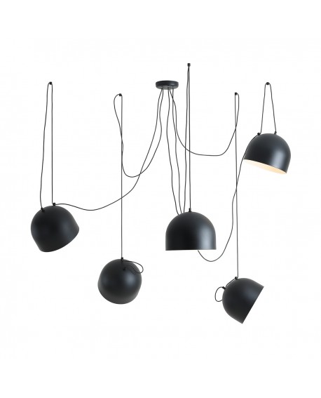 LAMPA WISZĄCA NOOR 5 BLACK ALDEX 1122F1