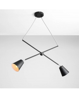 LAMPA WISZĄCA ARTE 2 BLACK ALDEX 1008H1