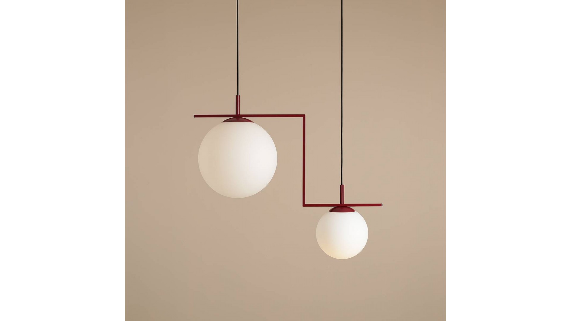 LAMPA WISZĄCA ZAC 2 RED WINE MATTE ALDEX 1038H15_2