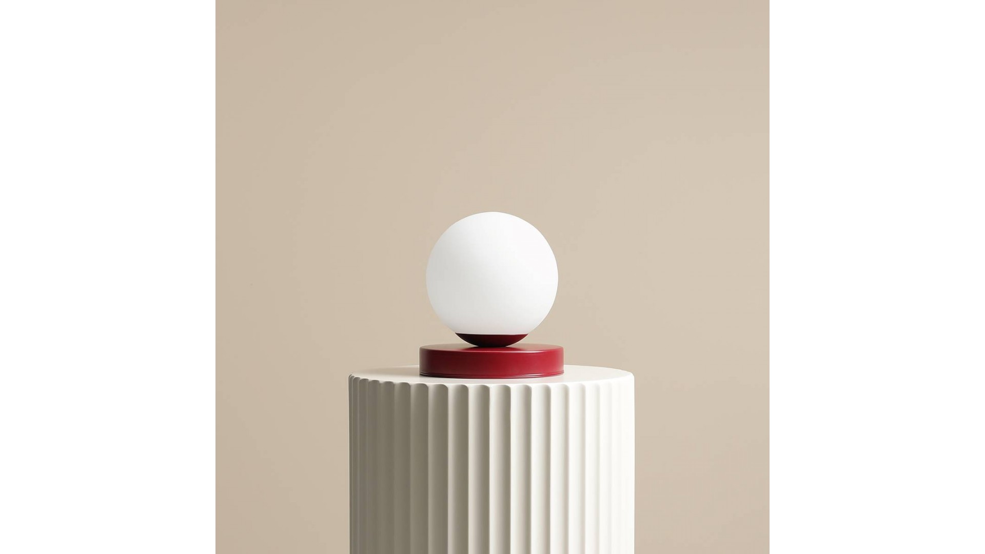 LAMPKA BIURKOWA BALL RED WINE S ALDEX 1076B15_S