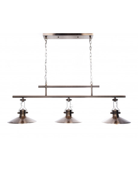 LAMPA WISZĄCA LOFT CHROMOWANA SETORRE TRIO LUMINA DECO