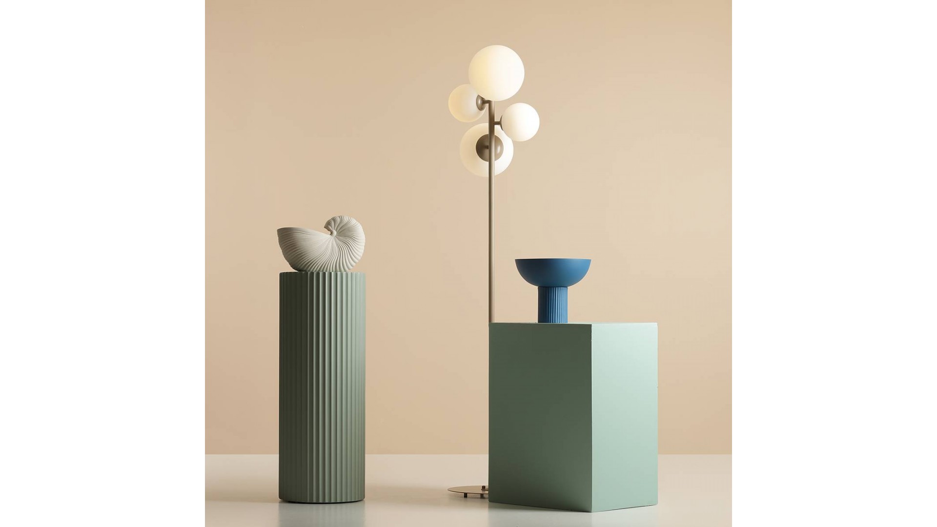 LAMPA STOJĄCA BLOOM BEIGE ALDEX 1091A17