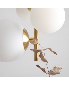 LAMPA WISZĄCA BLOOM 4 BRASS ALDEX 1091L40