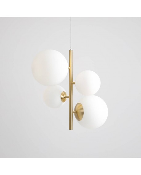 LAMPA WISZĄCA BLOOM 4 BRASS ALDEX 1091L40