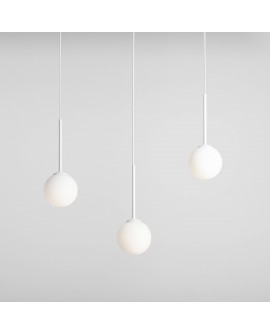 LAMPA WISZĄCA BOSSO 3 WHITE ALDEX 1087E