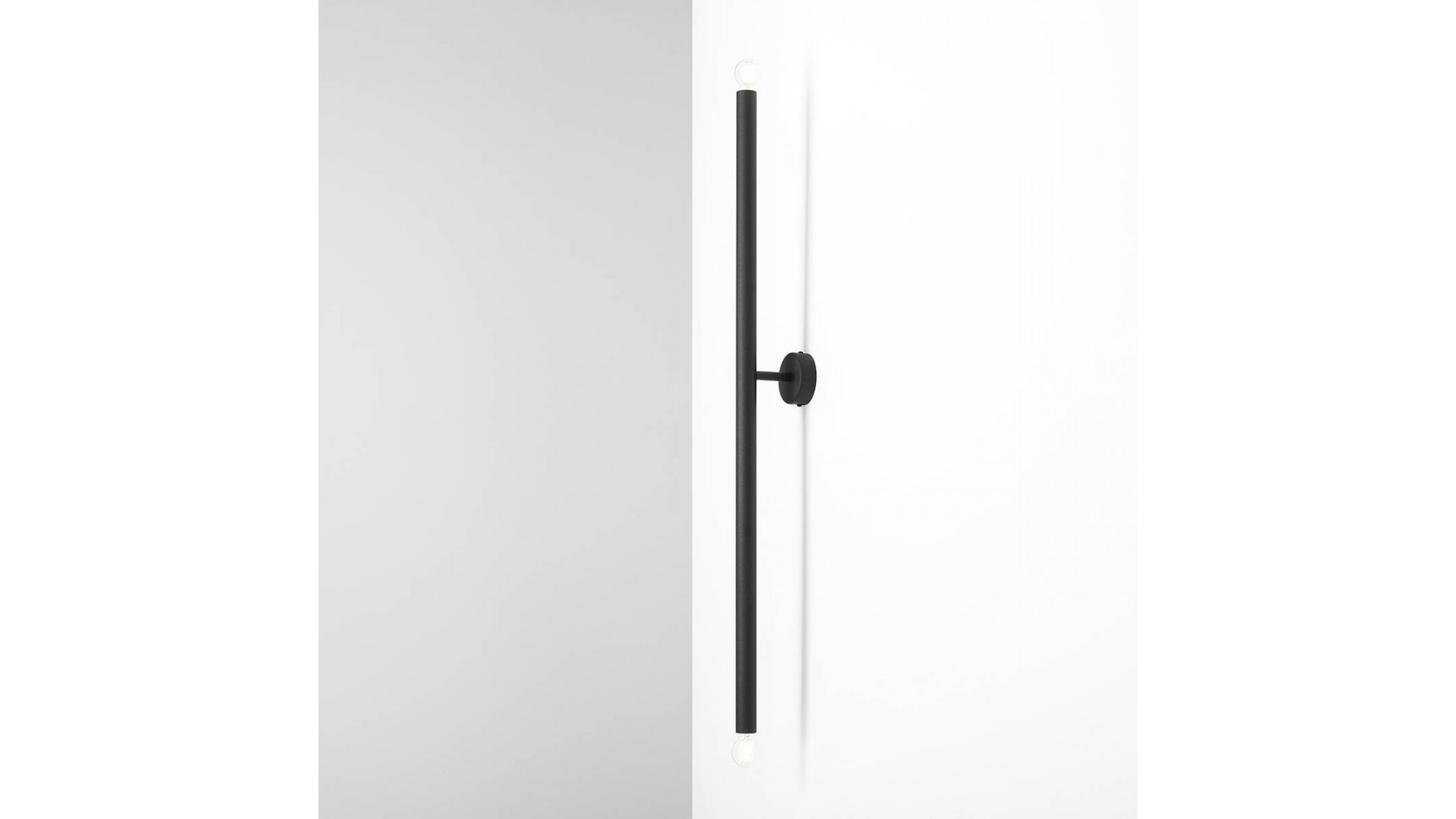 KINKIET TUBO 2 BLACK L ALDEX 1072D1_L