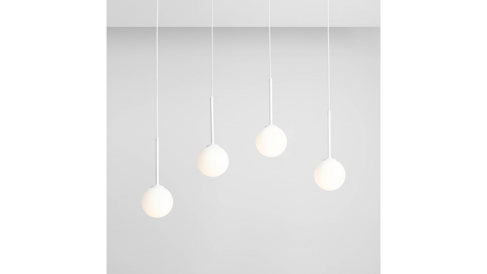 LAMPA WISZĄCA BOSSO 4 WHITE ALDEX 1087L