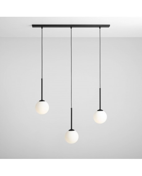 LAMPA WISZĄCA BOSSO 3 RING BLACK ALDEX 1087E1_R