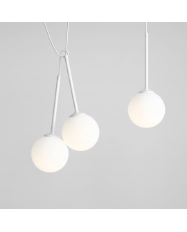 LAMPA WISZĄCA BOSSO 4 WHITE ALDEX 1087L