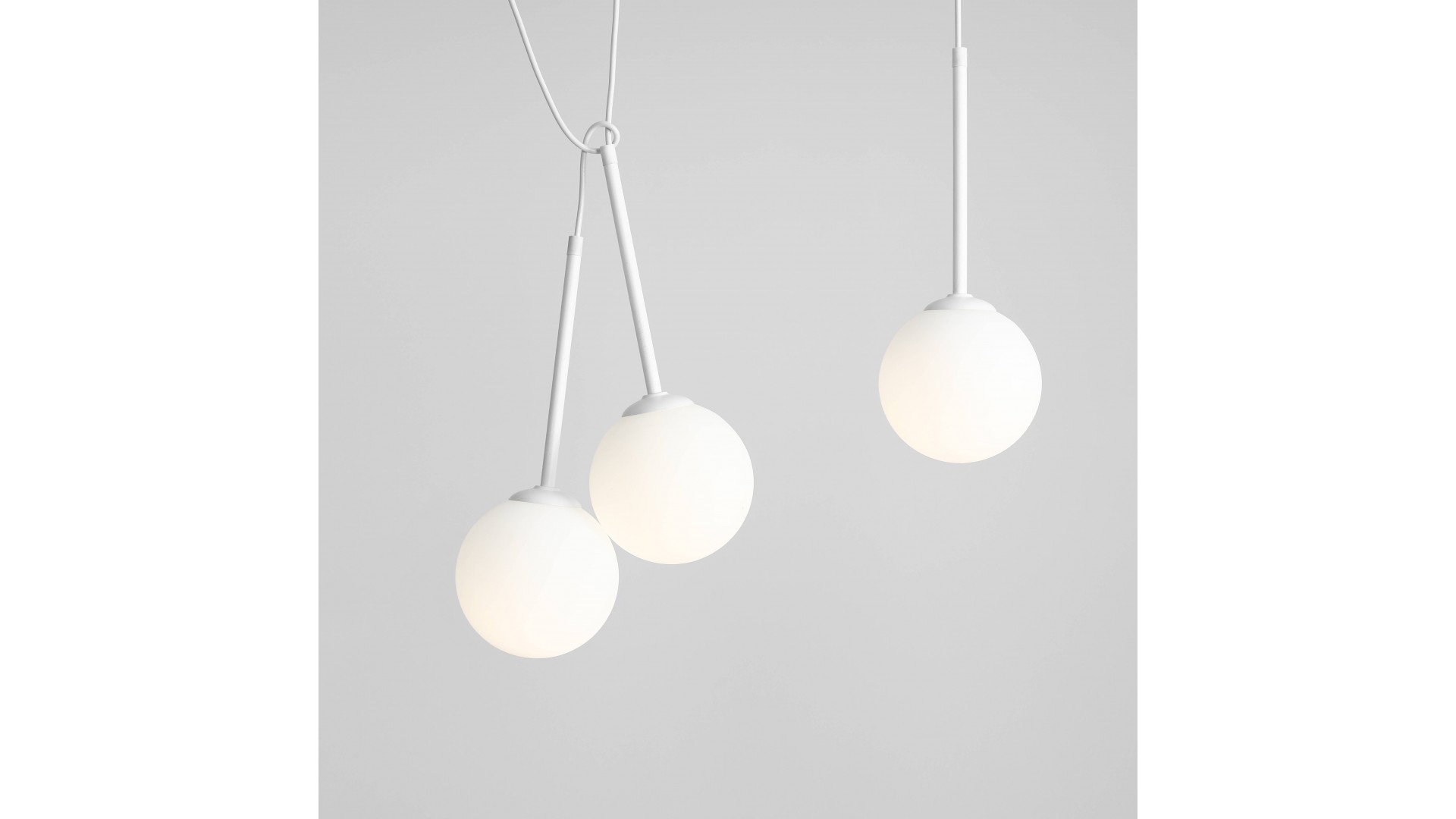 LAMPA WISZĄCA BOSSO 4 WHITE ALDEX 1087L