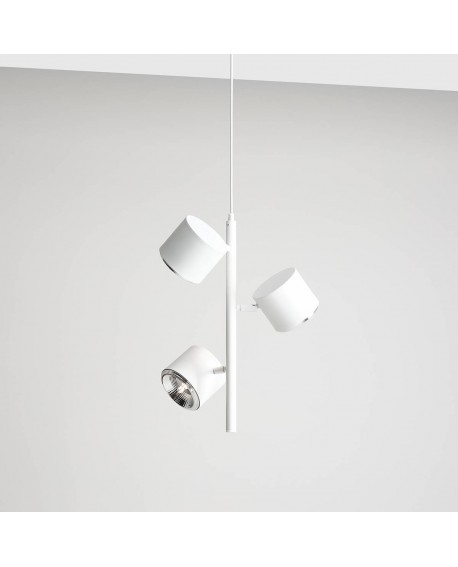 LAMPA WISZĄCA BOT 3 WHITE ALDEX 1046E