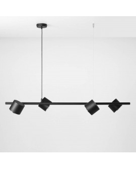 LAMPA WISZĄCA BOT 4 BLACK ALDEX 1047L 