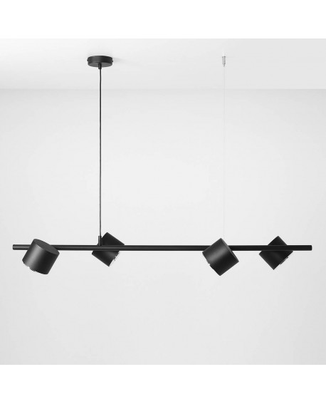 LAMPA WISZĄCA BOT 4 BLACK ALDEX 1047L 