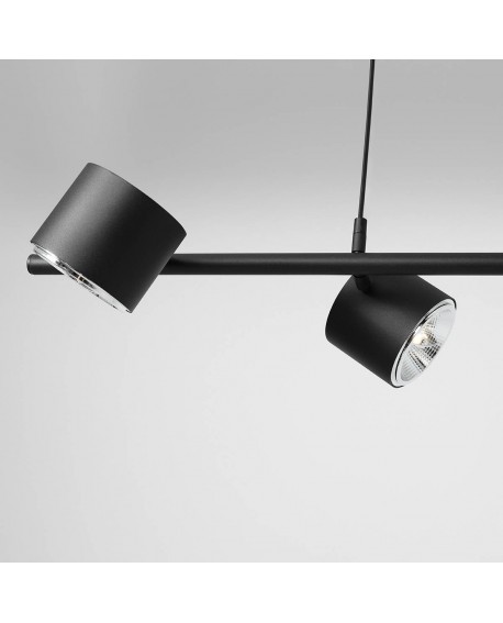 LAMPA WISZĄCA BOT 4 BLACK ALDEX 1047L 