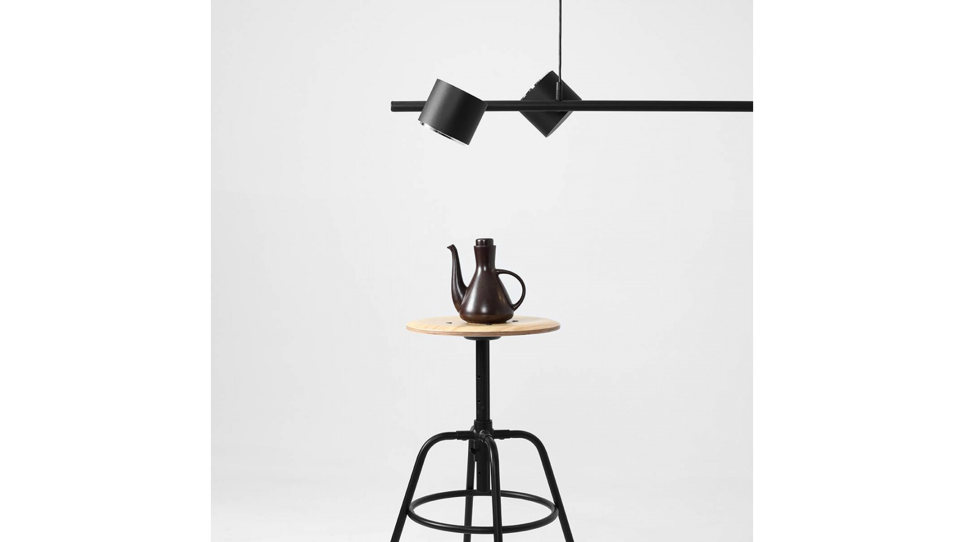 LAMPA WISZĄCA BOT 4 BLACK ALDEX 1047L 
