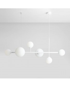 LAMPA WISZĄCA DIONE 6 WHITE ALDEX 1092K