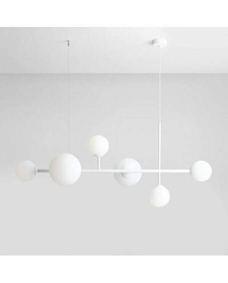 LAMPA WISZĄCA DIONE 6 WHITE ALDEX 1092K