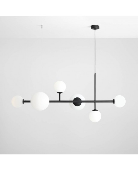 LAMPA WISZĄCA DIONE 6 BLACK ALDEX 1092K1