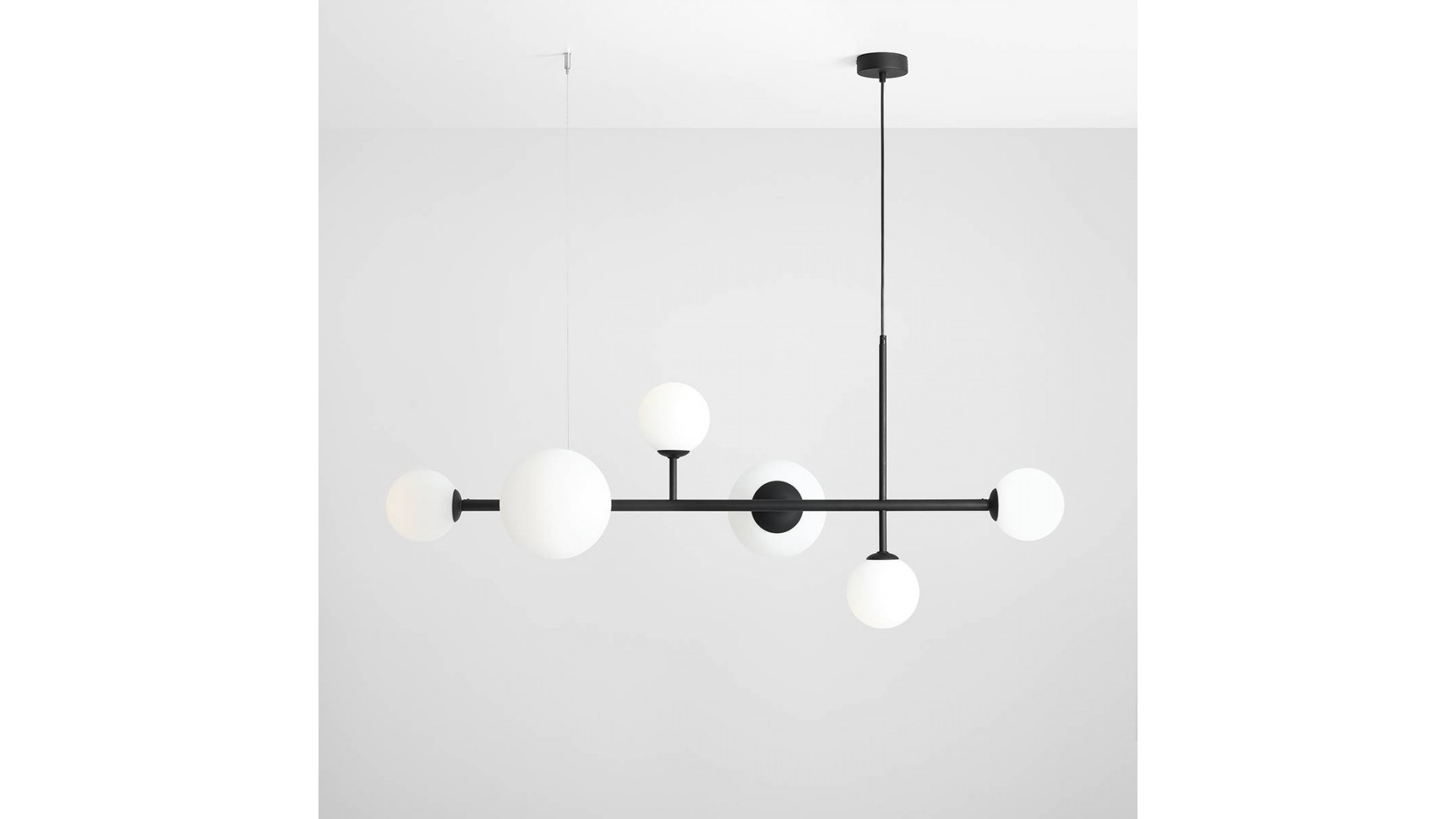 LAMPA WISZĄCA DIONE 6 BLACK ALDEX 1092K1
