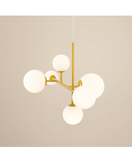 LAMPA WISZĄCA DIONE 6 MUSTARD ALDEX 1092K14