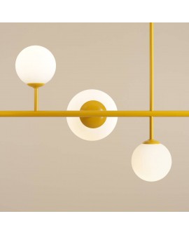 LAMPA WISZĄCA DIONE 6 MUSTARD ALDEX 1092K14