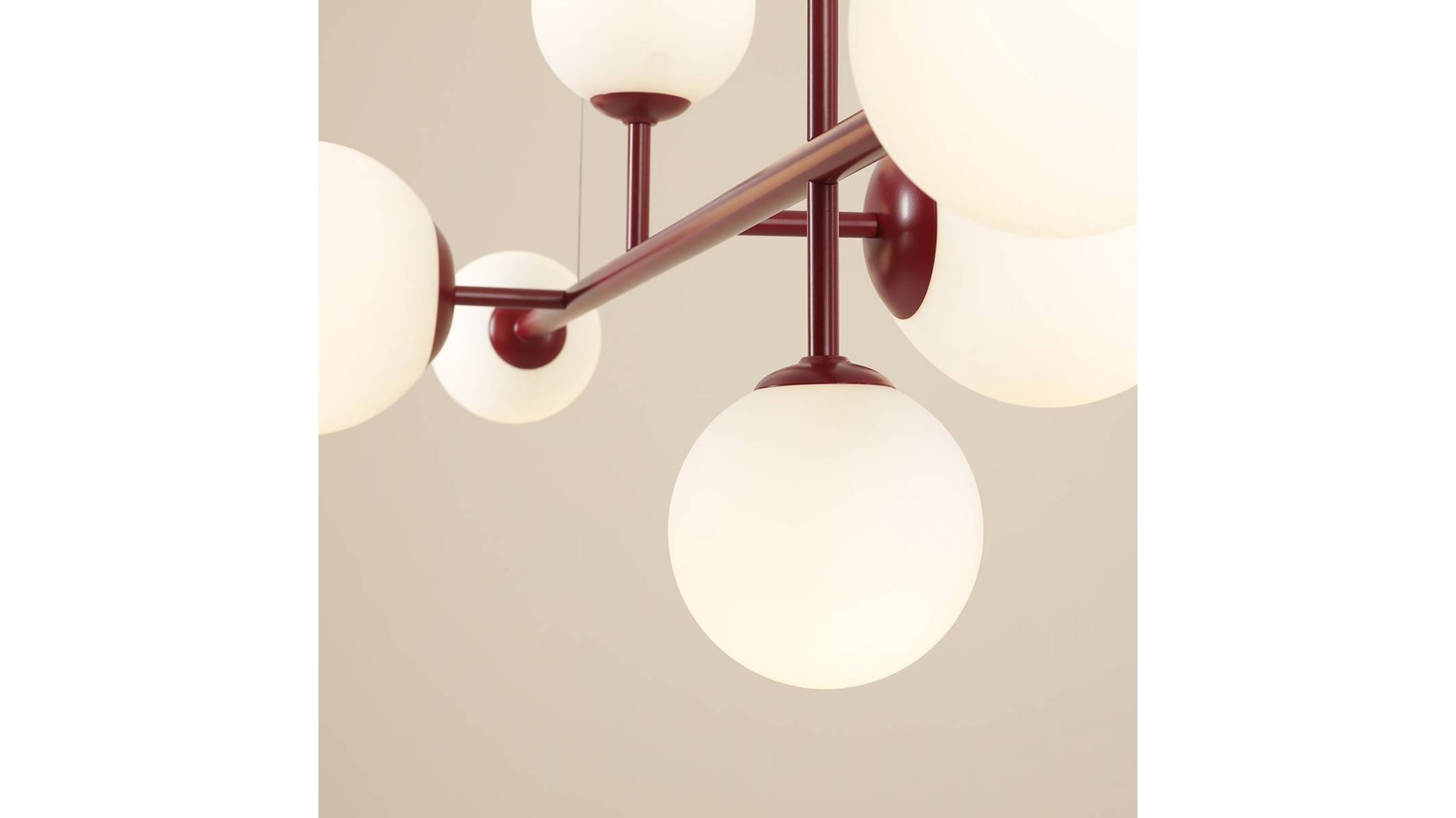 LAMPA WISZĄCA DIONE 6 RED WINE ALDEX 1092K15