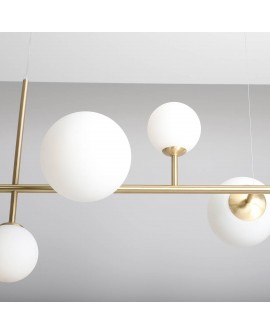 LAMPA WISZĄCA DIONE 6 BRASS ALDEX 1092K40