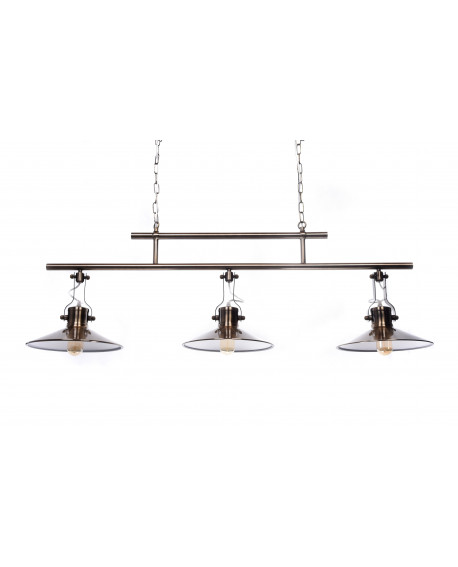 LAMPA WISZĄCA LOFT CHROMOWANA SETORRE TRIO LUMINA DECO