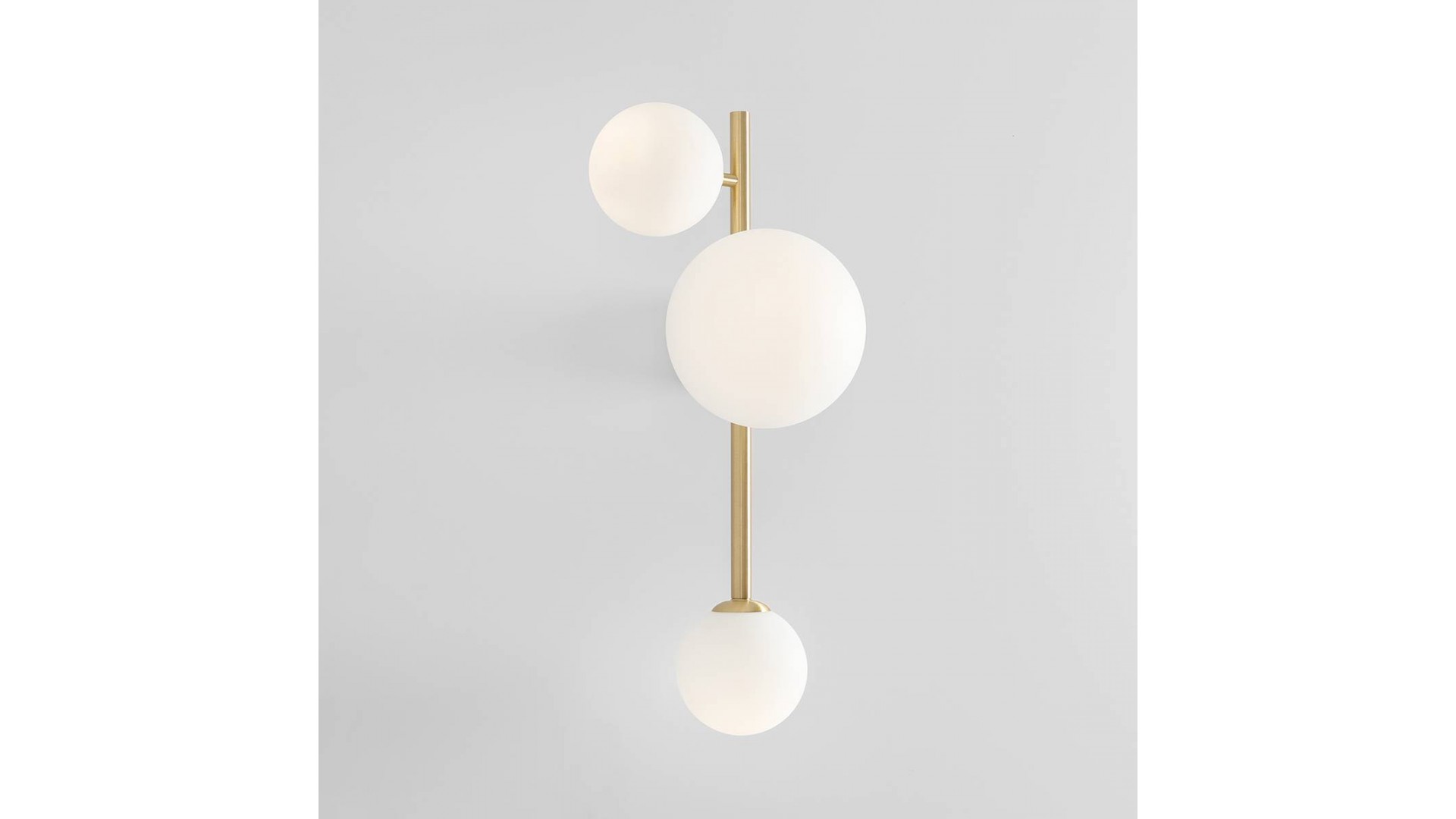 KINKIET DIONE 3 BRASS ALDEX 1092Y40