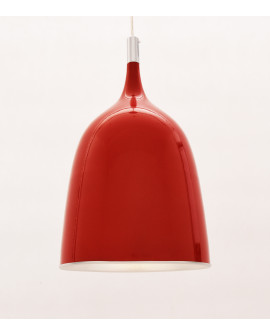 NOWOCZESNA LAMPA WISZĄCA CZERWONA BELTONE