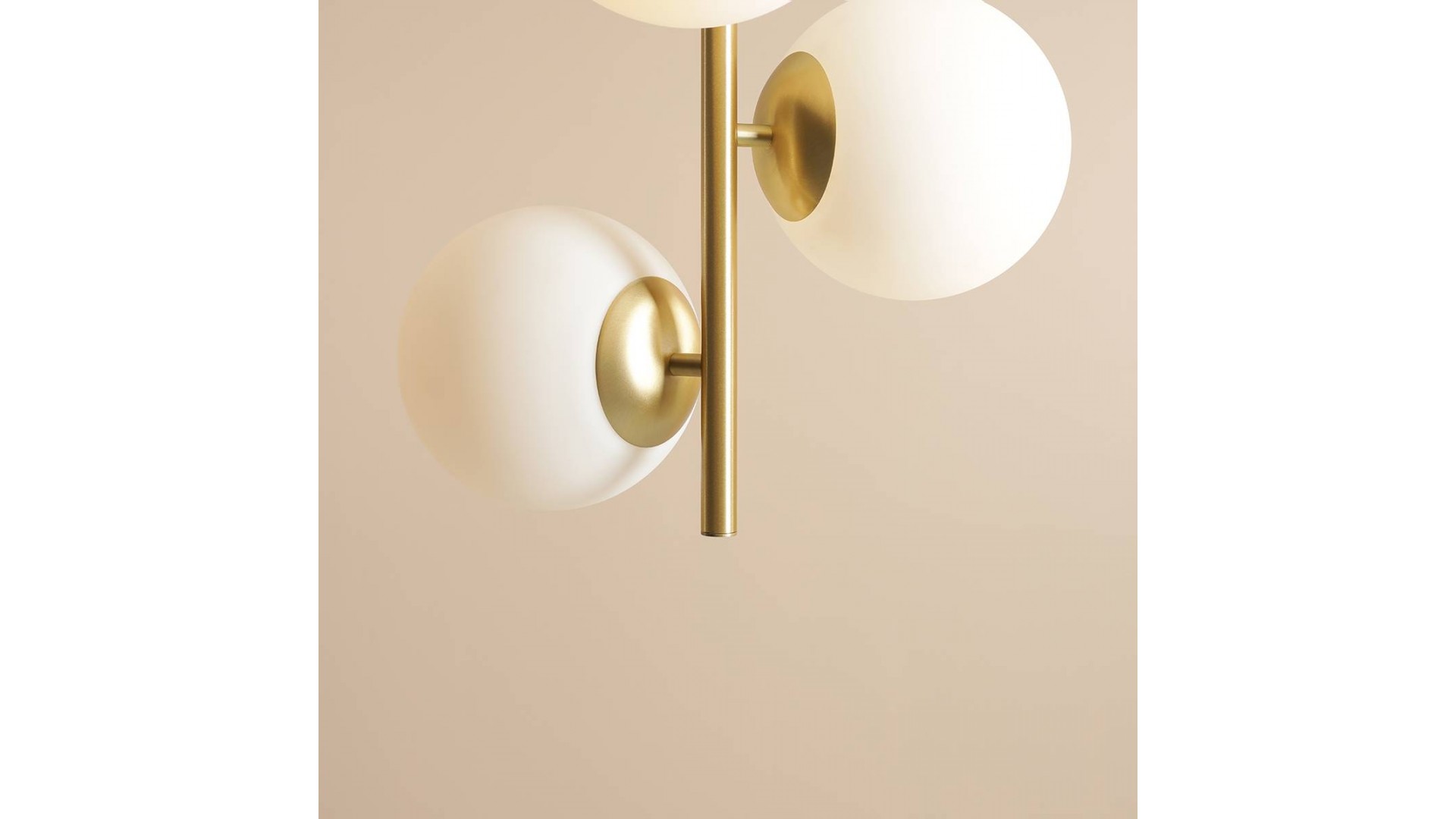LAMPA WISZĄCA FIN 3 BRASS M ALDEX 1120E40_M