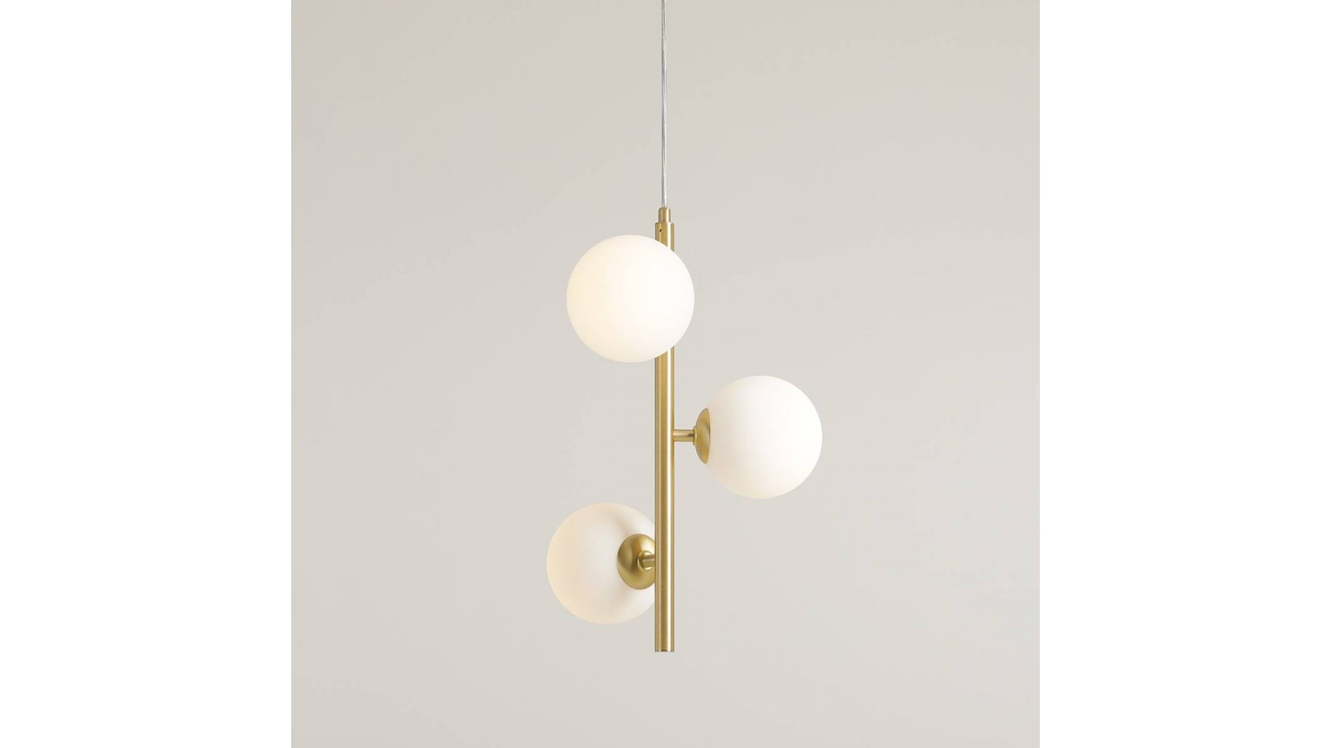 LAMPA WISZĄCA FIN 3 BRASS S ALDEX 1120E40_S