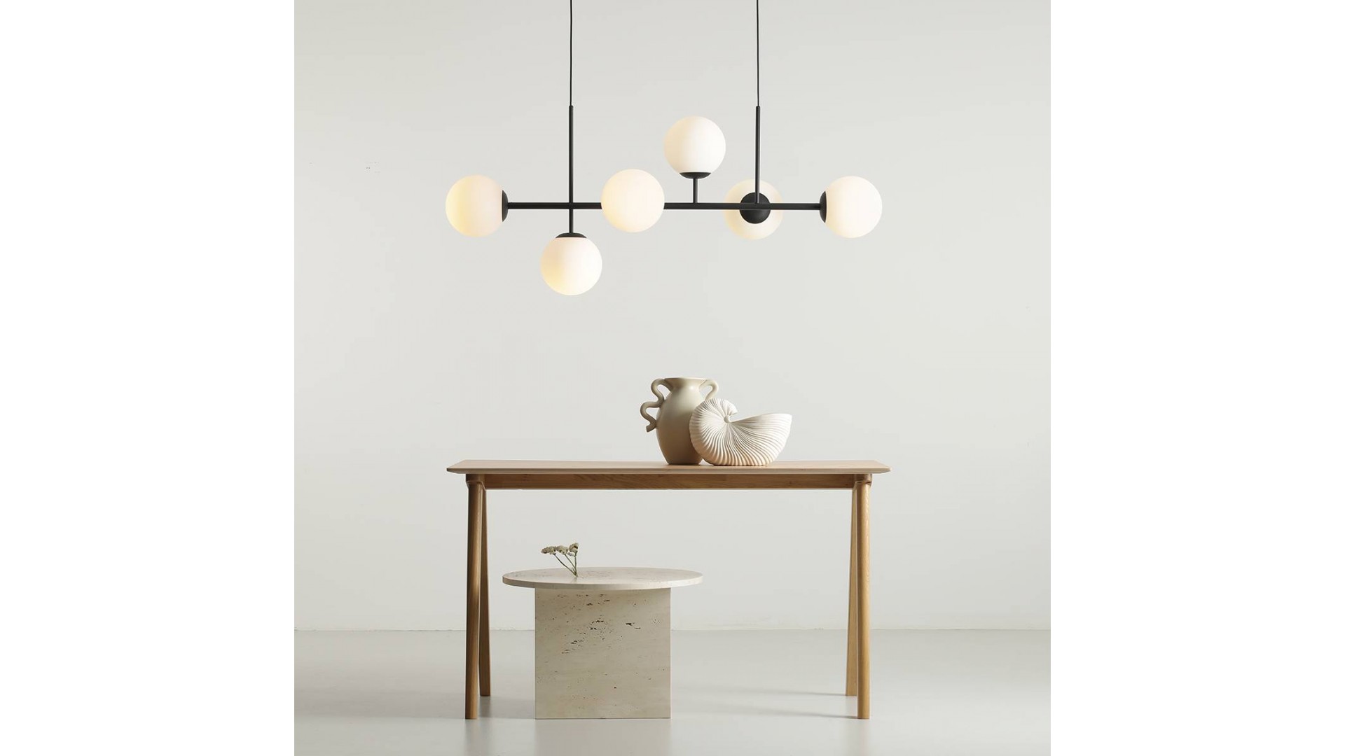 LAMPA WISZĄCA FIN 6 BLACK ALDEX 1120K1