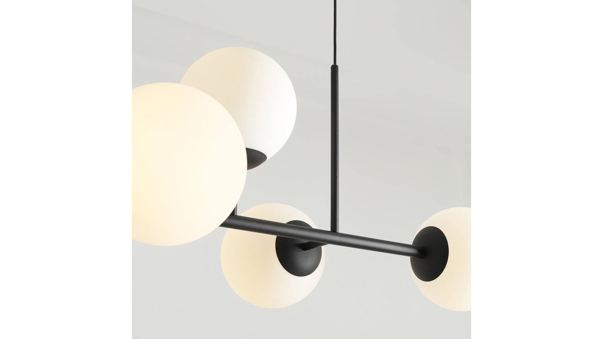 LAMPA WISZĄCA FIN 6 BLACK ALDEX 1120K1