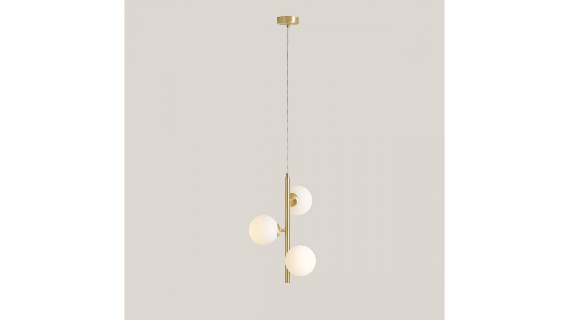 LAMPA WISZĄCA FIN 3 BRASS S ALDEX 1120E40_S