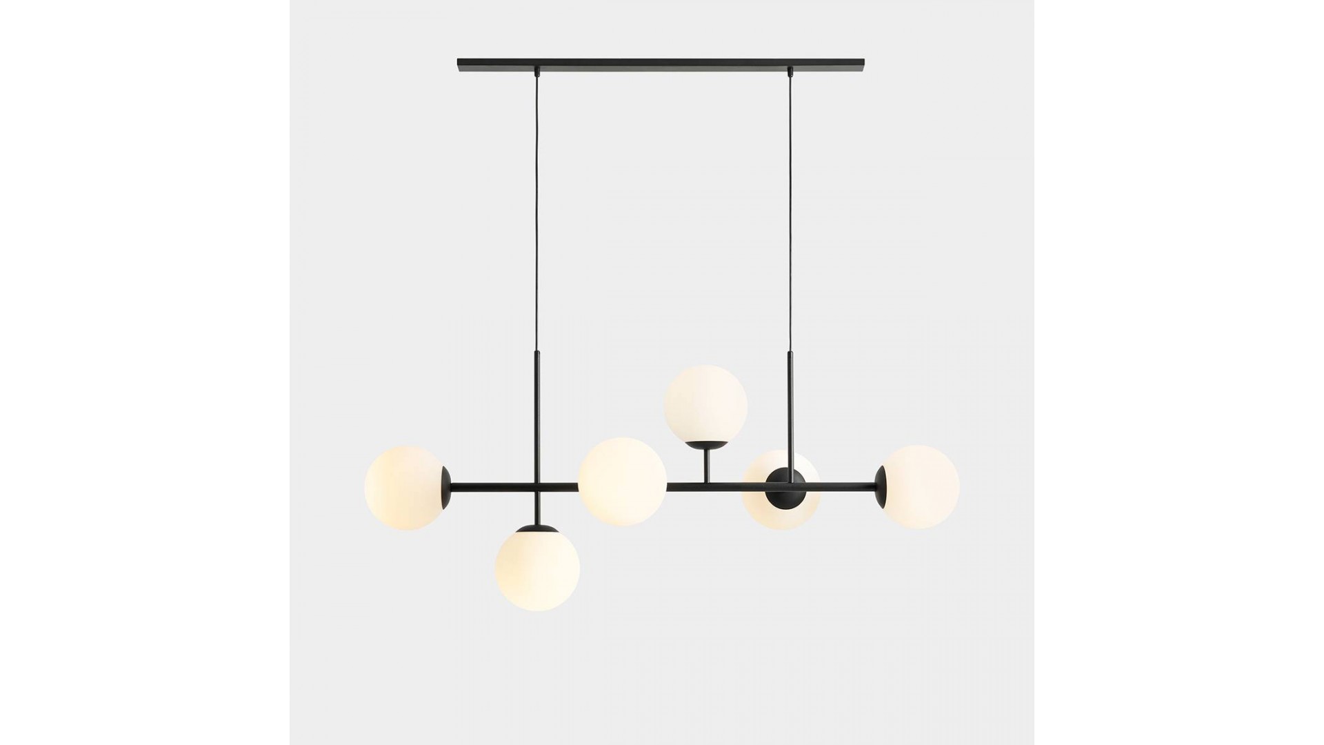 LAMPA WISZĄCA FIN 6 BLACK ALDEX 1120K1