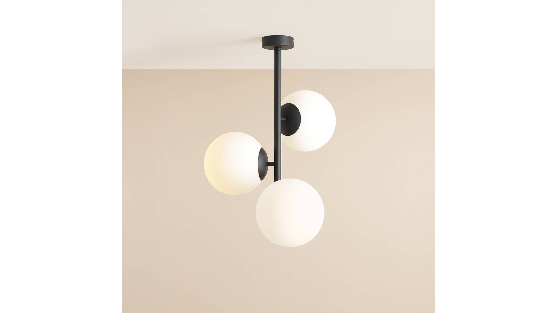 PLAFON FIN 3 BLACK M ALDEX 1120PL_E1_M