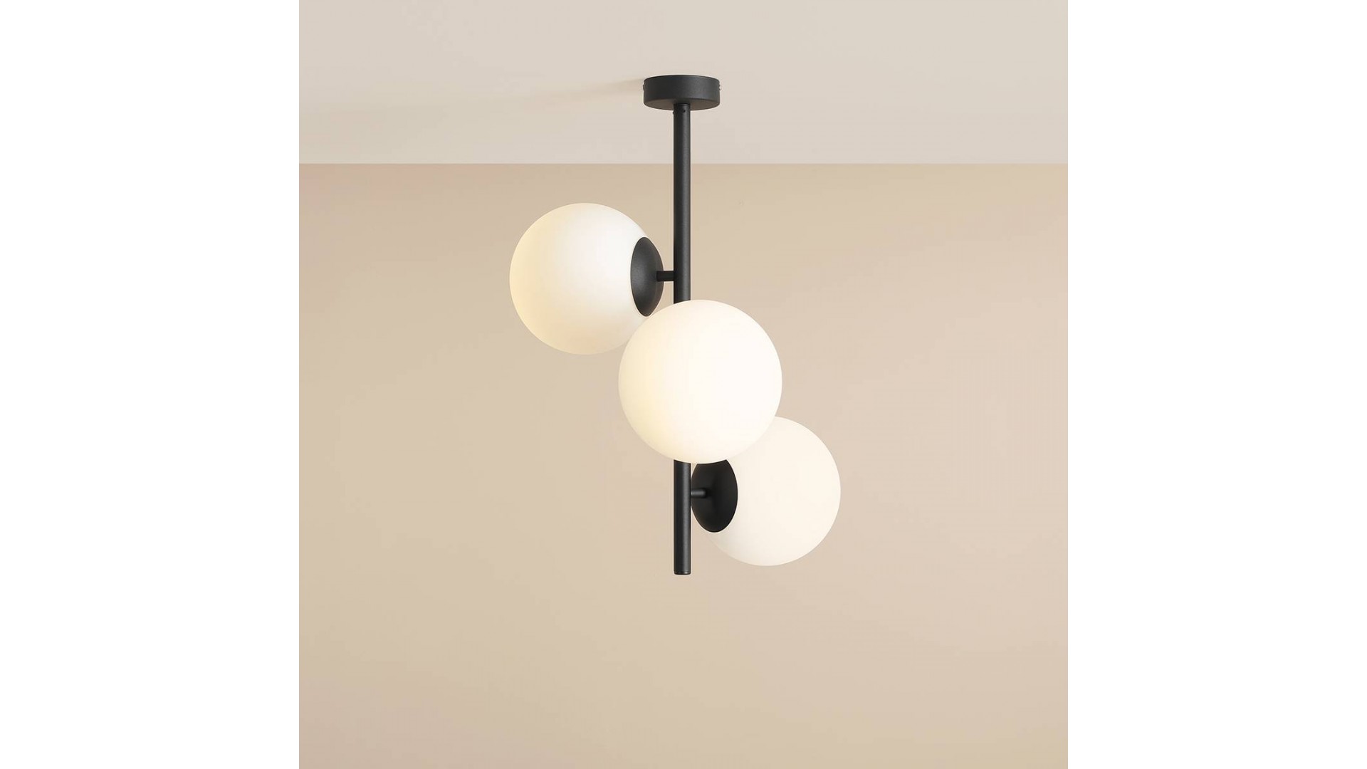 PLAFON FIN 3 BLACK M ALDEX 1120PL_E1_M