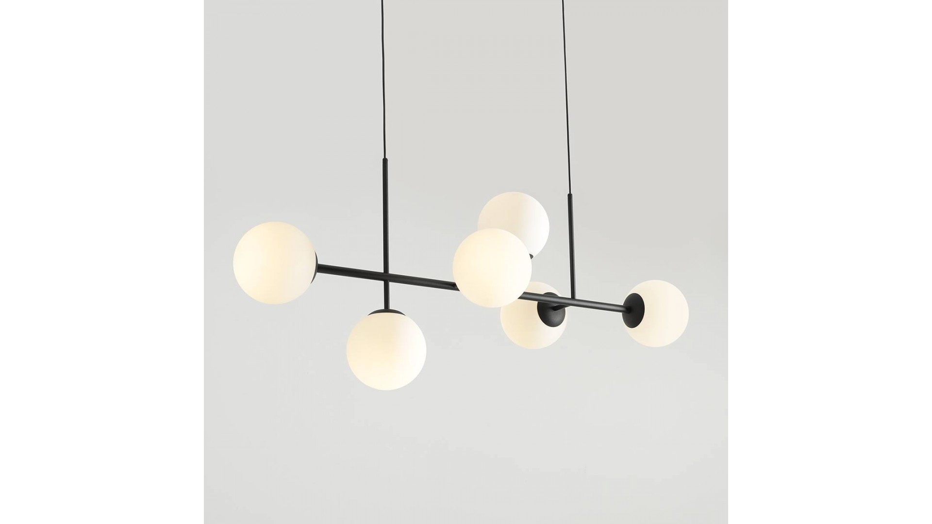 LAMPA WISZĄCA FIN 6 BLACK ALDEX 1120K1